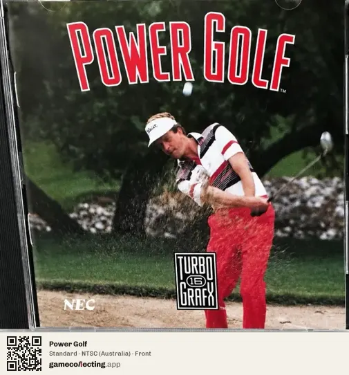 Power Golf TurboGrafx-16, Australia box front