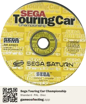 Sega Touring Car Championship Sega Saturn, PAL disc