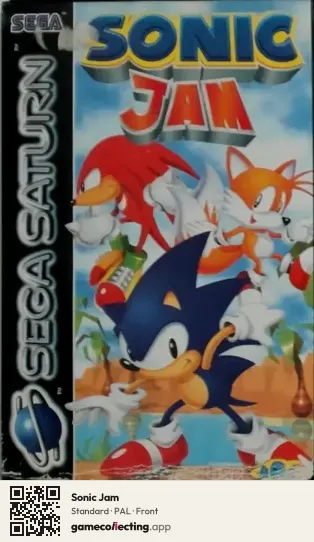 Sonic Jam Sega Saturn, PAL box front