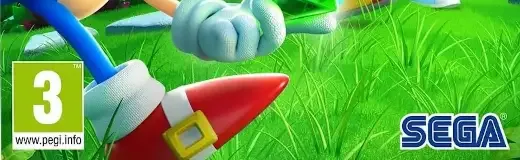 Sonic Superstars, the PEGI square on its front