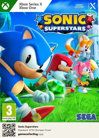 Sonic Superstars Xbox Series X, Europe box front
