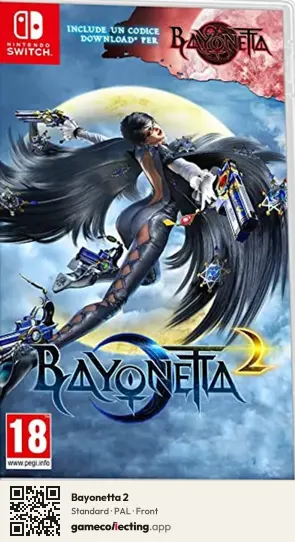Bayonetta 2 Nintendo Switch, PAL box front