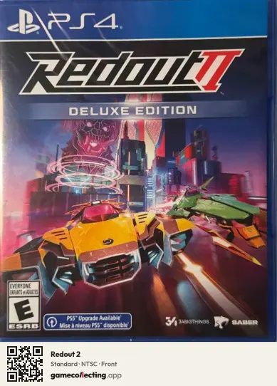 Redout 2 PlayStation 4, NTSC box front