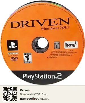 Driven PlayStation 2, NTSC disc