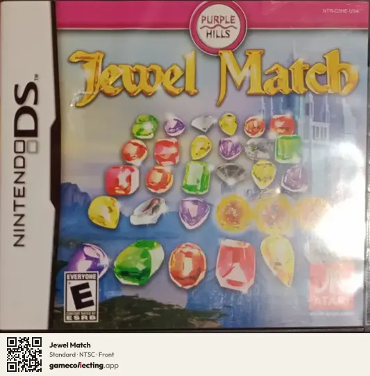 Jewel Match Nintendo DS, NTSC box front