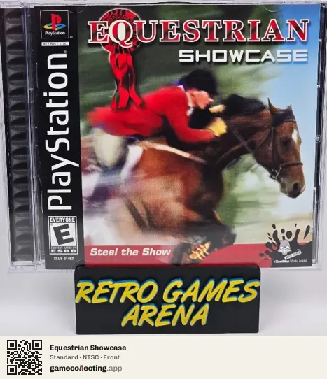 Equestrian Showcase PlayStation, NTSC box front