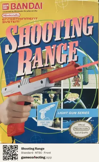 Shooting Range Nintendo Entertainment System, NTSC box front