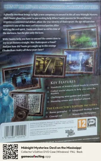 Midnight Mysteries: Devil on the Mississippi Computer, PAL box back