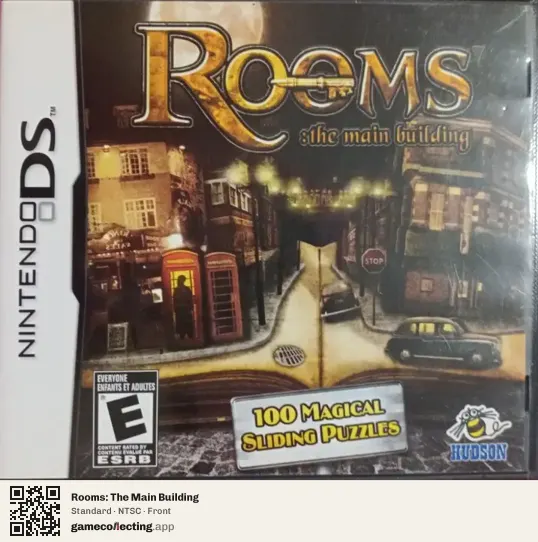 Rooms: The Main Building Nintendo DS, NTSC box front