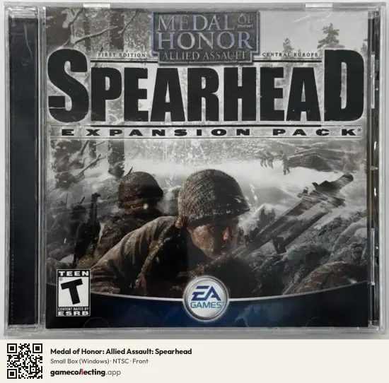 Medal of Honor: Allied Assault: Spearhead Computer, NTSC box front