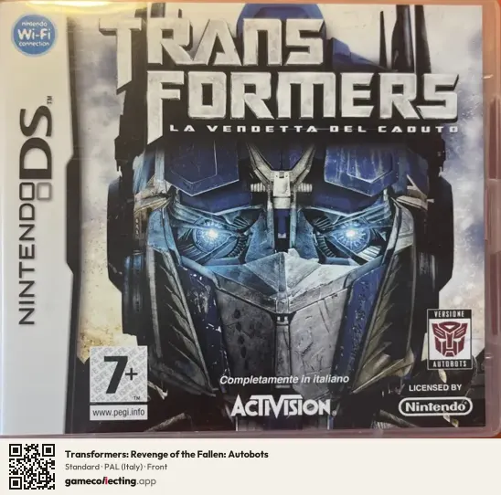 Transformers: Revenge of the Fallen: Autobots Nintendo DS, Italy box front
