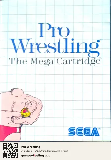 Pro Wrestling Sega Master System, United Kingdom box front