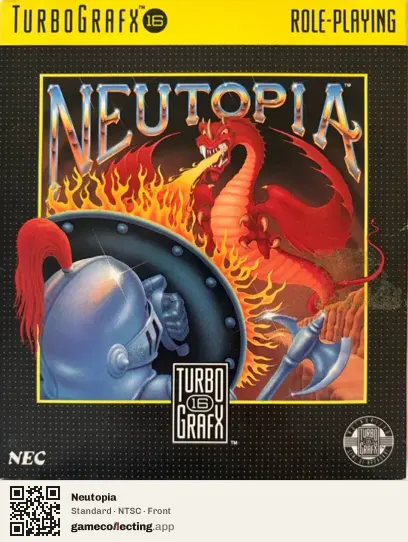 Neutopia TurboGrafx-16, NTSC box front