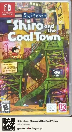 Shin chan: Shiro and the Coal Town Nintendo Switch, NTSC box front