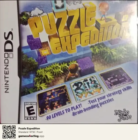 Puzzle Expedition Nintendo DS, NTSC box front