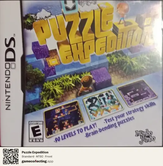 Puzzle Expedition Nintendo DS, NTSC box front