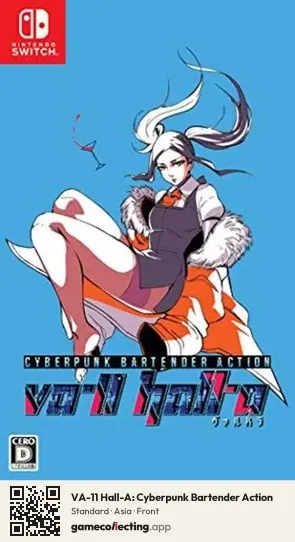 VA-11 Hall-A: Cyberpunk Bartender Action Nintendo Switch, Asia box front