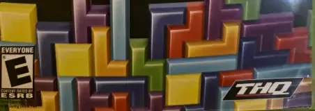 Tetris Evolution, the ESRB box on its front