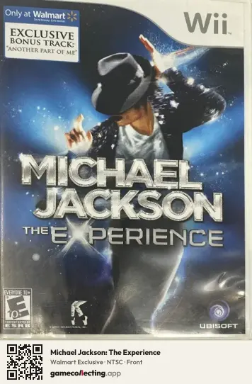 Michael Jackson: The Experience Nintendo Wii, NTSC box front