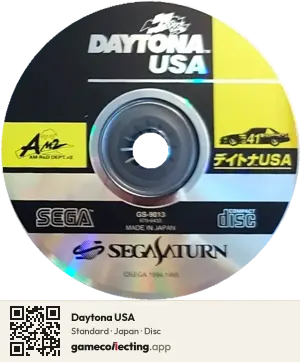Daytona USA Sega Saturn, Japan disc