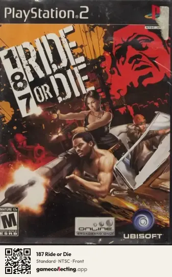 187 Ride or Die PlayStation 2, NTSC box front
