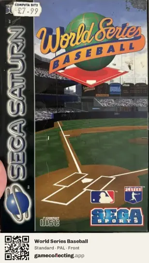 World Series Baseball Sega Saturn, PAL box front