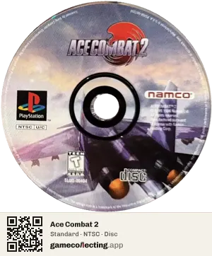 Ace Combat 2 PlayStation, NTSC disc