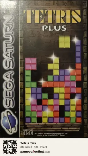 Tetris Plus Sega Saturn, PAL box front