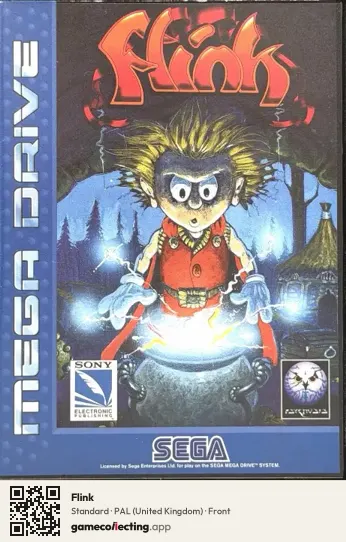 Flink Sega Mega Drive / Genesis, United Kingdom box front