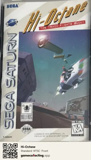 Hi-Octane Sega Saturn, NTSC box front
