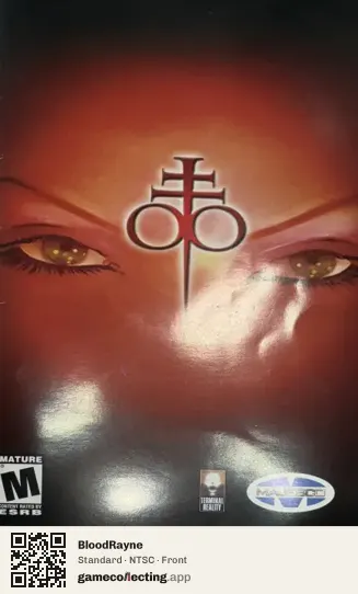 BloodRayne PlayStation 2, NTSC box front