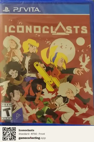 Iconoclasts PlayStation Vita, NTSC box front