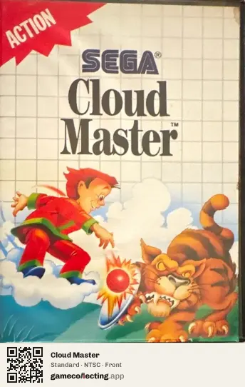 Cloud Master Sega Master System, NTSC box front