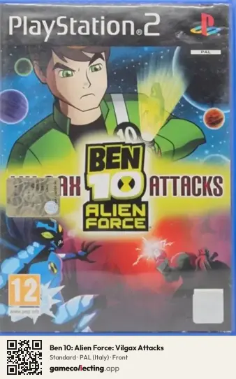 Ben 10: Alien Force: Vilgax Attacks PlayStation 2, Italy box front