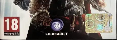 Assassin's Creed: Revelations, the PEGI square on its front