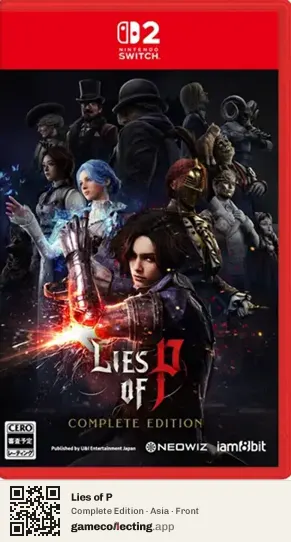 Lies of P Nintendo Switch 2, Asia box front