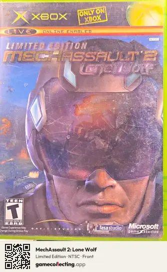 MechAssault 2: Lone Wolf Xbox, NTSC box front
