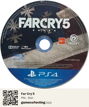 Far Cry 5 PlayStation 4, PAL disc
