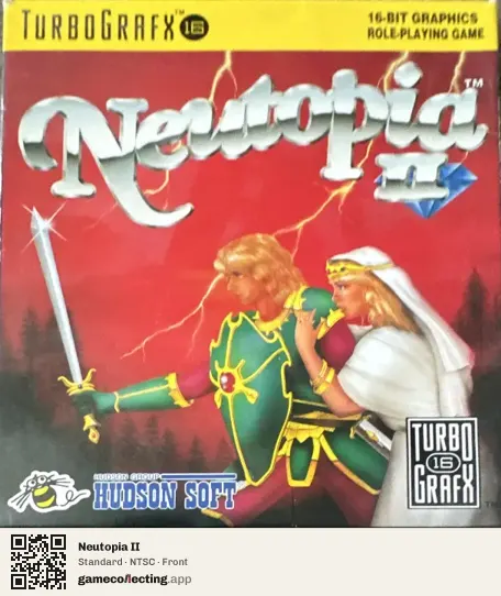 Neutopia II TurboGrafx-16, NTSC box front