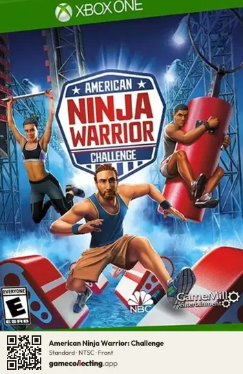 American Ninja Warrior: Challenge Xbox One, NTSC box front