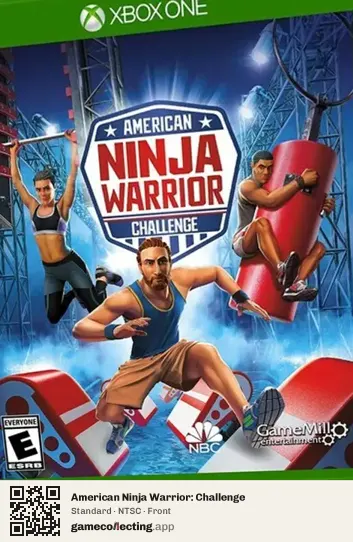 American Ninja Warrior: Challenge Xbox One, NTSC box front