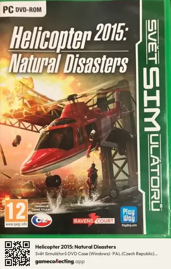 Helicopter 2015: Natural Disasters Computer, Czech Republic box front