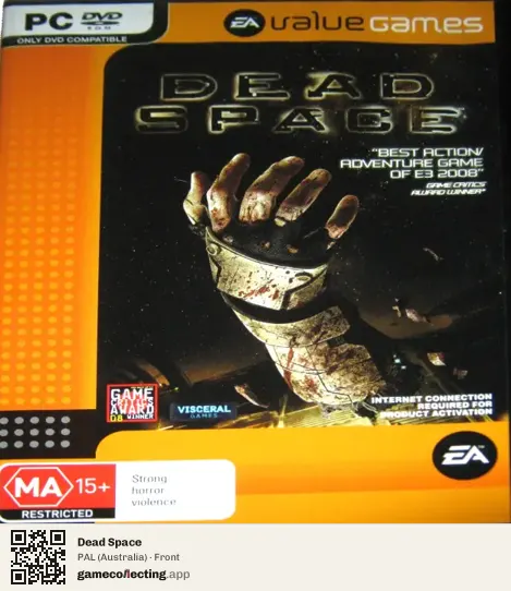 Dead Space Computer, Australia box front