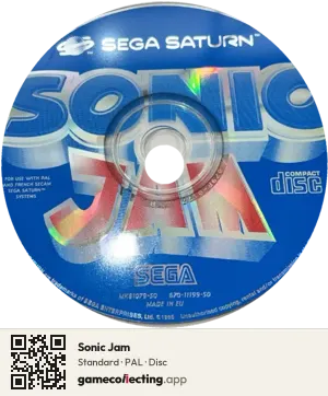 Sonic Jam Sega Saturn, PAL disc