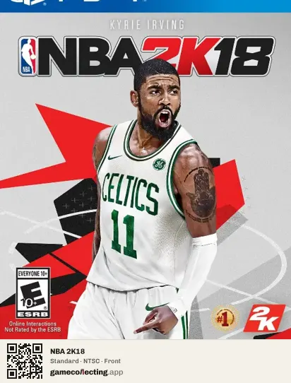 NBA 2K18 PlayStation 4, NTSC box front
