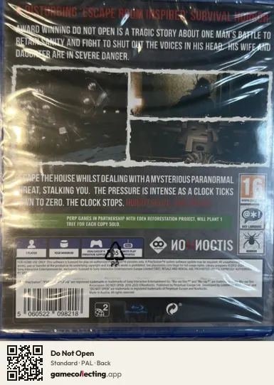 Do Not Open PlayStation 4, PAL box back