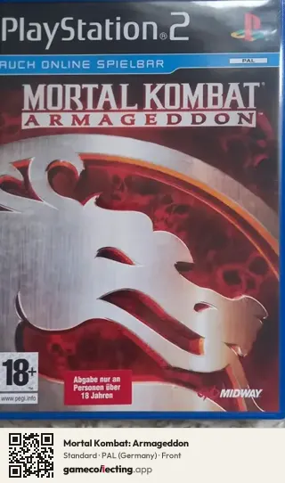 Mortal Kombat: Armageddon PlayStation 2, Germany box front