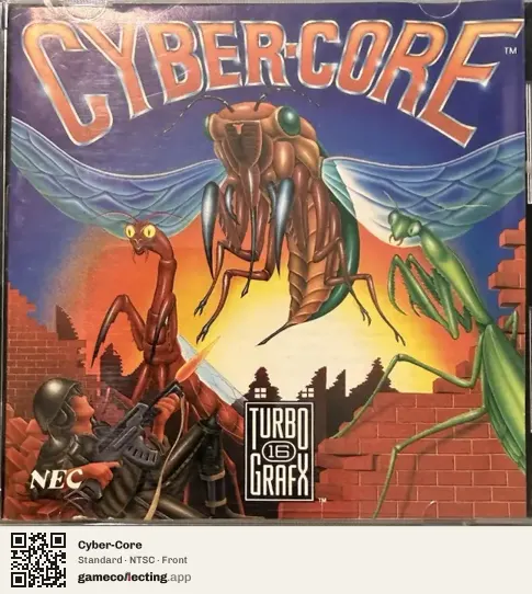 Cyber-Core TurboGrafx-16, NTSC box front