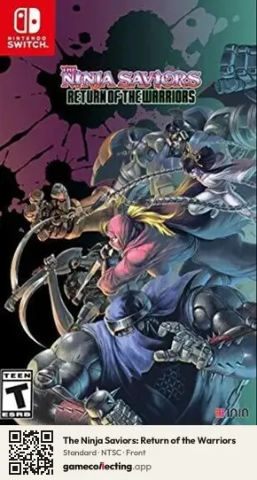 The Ninja Saviors: Return of the Warriors Nintendo Switch, NTSC box front