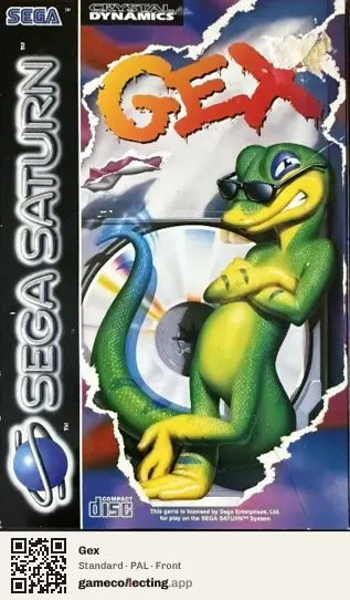 Gex Sega Saturn, PAL box front